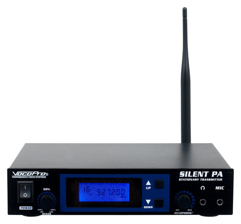 SilentPA-ST - 16CH UHF WIRELESS AUDIO BROADCAST SYSTEM (Stationary Transmitter)