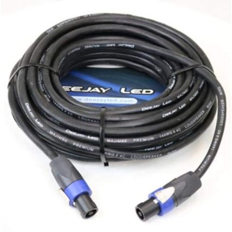 50 Foot Length SPEAKON 4-Connector to SPEAKON 4-Connector Audio Cable