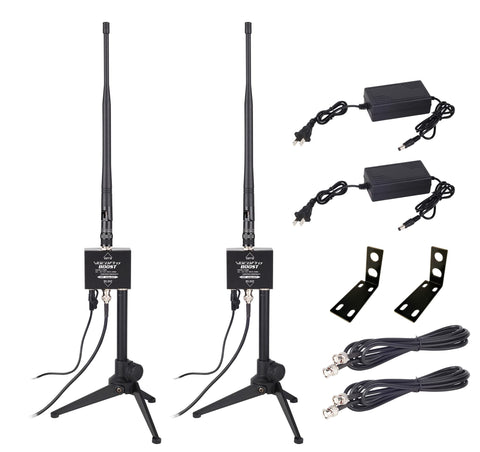 VocoPro Transmitters, Boost-Conference-4 /600ft. Long-Range, Digital Wireless Microphone Package