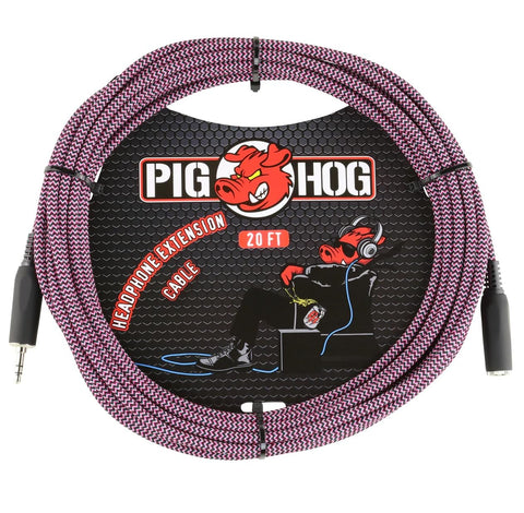 PIGHOG 20FT 3.5MM PURPLE EXTENTION CABLE