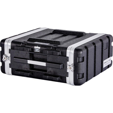 DEEJAY LED Fly Drive Case 4u Space ABS Molded for Tough Durable Interior and Exterior Case For 19-Inch Amplifier or Equalizer or DJ Effects Unit - TBH4UABS