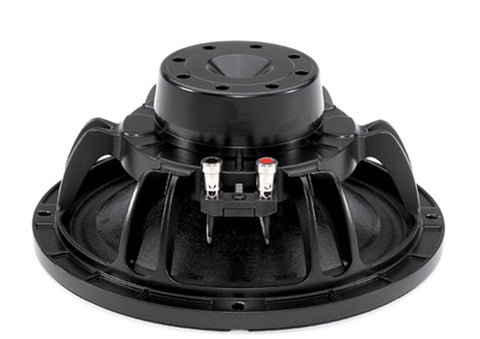10-in Woofer w/8 Ohms Impedance & 600 Watts Continuous Power Handling Capacity & Neodymium Inside Slug Magnet