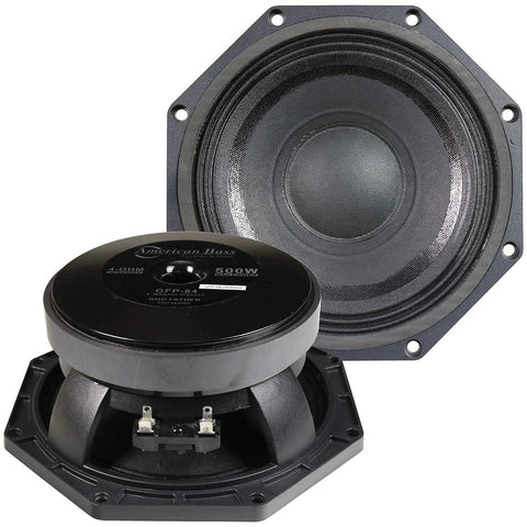 AMERICAN BASS 8 In 4 OHM 500W MIDBASS 8PE2