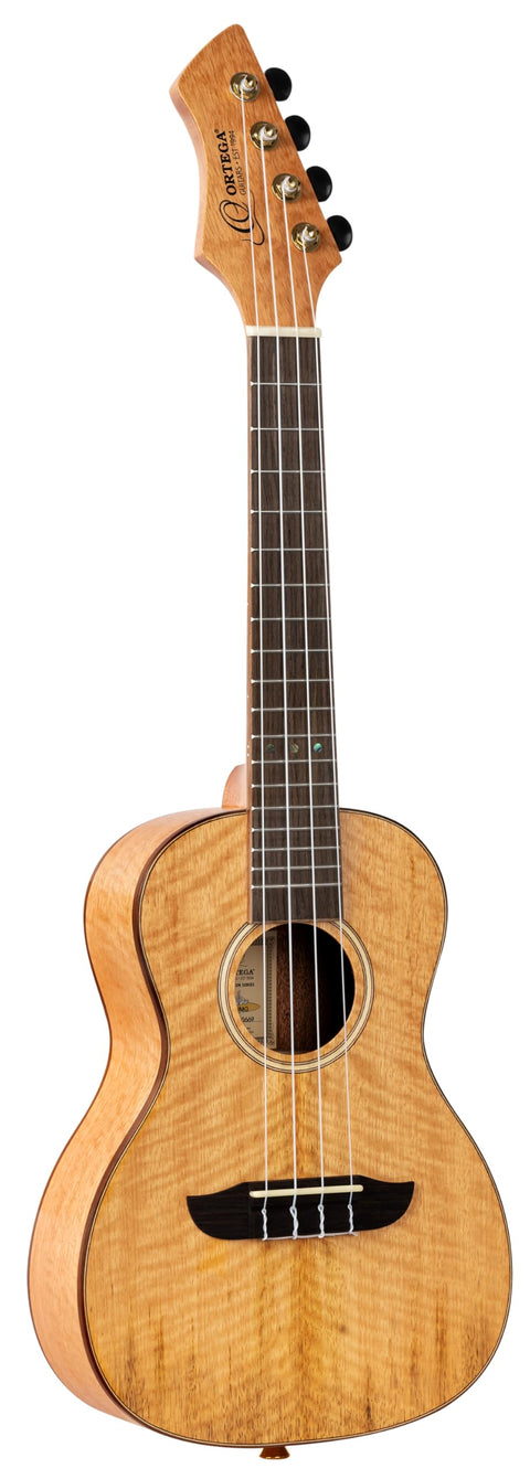 Ortega Guitars, 4-String Horizon Series Revese Headstock Concert Ukulele w/Bag, Right, Natural (RUMG)