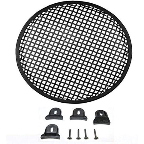 12-in Diameter Steel Monster Mesh Grill for 12-in Woofers with hardware