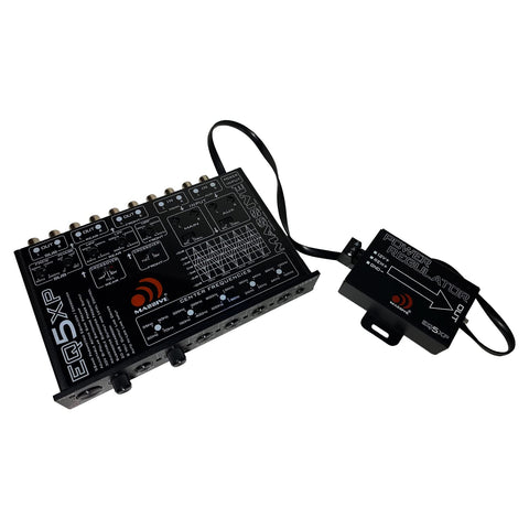 Massive Audio EQ5XP | 5-Band Car Audio Parametric Equalizer with 9V Line Driver, Subwoofer Control & Adjustable Fader - in-Dash EQ for Pro Sound Tuning