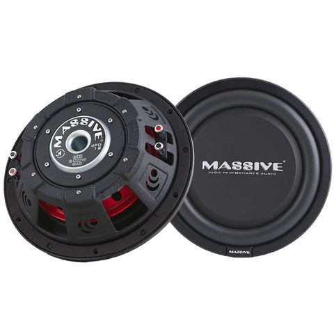 12 300 Watts RMS Dual 4 Ohm Slim Subwoofer