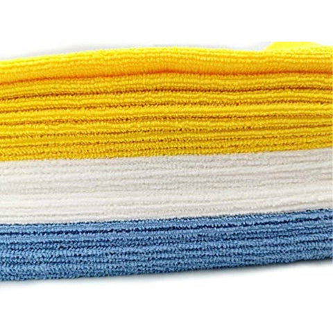 25 Piece Multicolor Microfiber Towel Assortment ideal for cleaning fine items