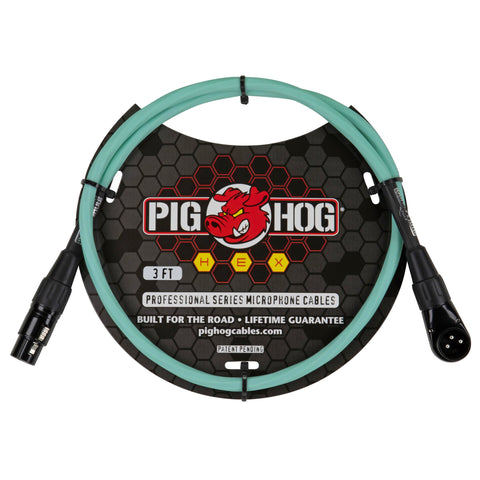 PIGHOG 3FT XLR TO RIGHT ANGLE XLR