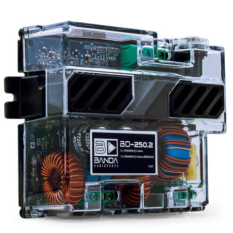 Banda BD250.2 Car Audio Amp Amplifier 2 Channel 250 Watts RMS 2 Ohm