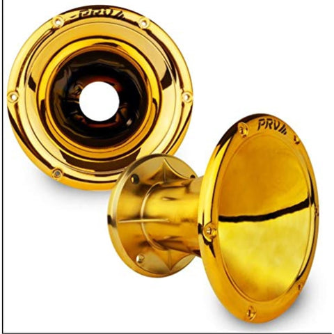 DEEJAY LED TBH2INHORNGOLD Bolt-on Horn Flare with 2-inch Throat for 2-inch Compatible High Frequency Drivers - Gold
