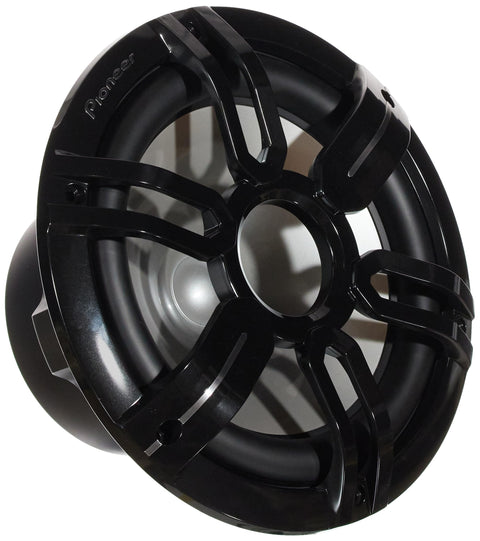 SINGLE 10-in 900w Max Power IPX7 Rated Sports Grille Design - Marine Subwoofer White and Black Sports Grilles Included