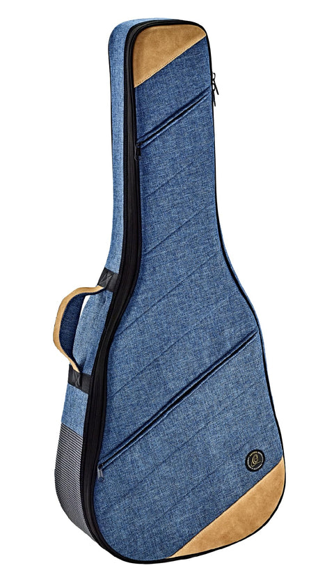 Ortega Guitars Acoustic Dreadnought Guitar Case-22 mm Soft Padding w/Hardened Frame (OSOCADN-BX)