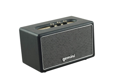 Gemini Wireless Guitar System, UHF 512–541.7 MHz, 165-ft/50 m Range, Rechargeable Transmitter & Receiver, Low-Latency, Plug & Play for Electric Guitar/Bass/Keys (GMU-G100)