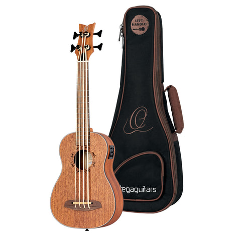 Lizard Series Left-Handed Acoustic-Electric Uke-Bass w/Bag
