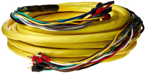 DEEJAYLED YELLOW 36FT 10RCA 3 POWER COPP
