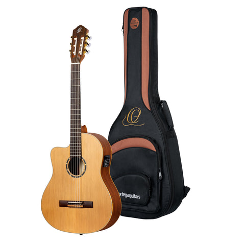 Family Series Pro Solid Top Slim Neck Nylon Classical Guitar w/Bag
