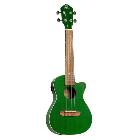 Ortega Guitars, 4-String Earth Series Concert Ukulele, Right, Gold, Acoustic (RUGOLD)