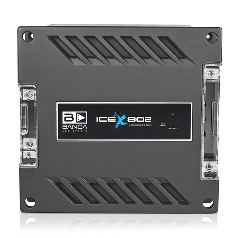One Channel 1100 Watts Max  2 Ohm Car Audio Amplifier w/Bass Boost Highpass Filter and Low Pass Filter