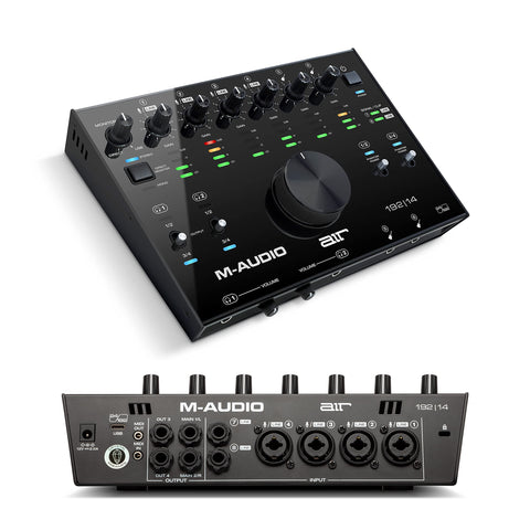 M-AUDIO AIR 192|4 USB-C Audio Interface for Recording, Podcasting, Streaming with Studio Quality Sound, 1 XLR in and Music Production Software