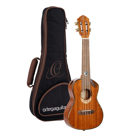 Custom Built Eclipse Series All Solid 8-String Tenor Ukulele w/Bag