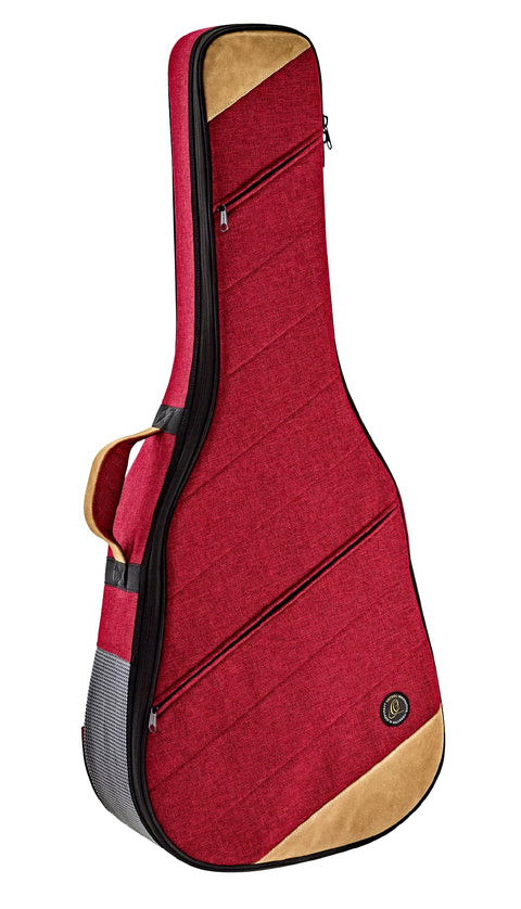 Ortega Guitars Acoustic Dreadnought Guitar Case-22 mm Soft Padding w/Hardened Frame (OSOCADN-CP-L)