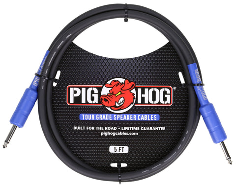 Pig Hog 8mm Speaker Cable  5-foot (14 gauge wire)