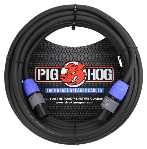 Pig Hog 25-foot Speaker Cable  SpeakOn to SpeakOn