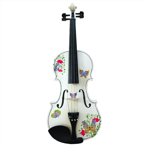 BUTTERFLY DREAM II WHITE VIOLIN OUTFIT 1/2