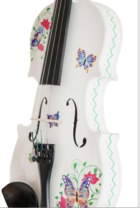 BUTTERFLY DREAM II WHITE VIOLIN OUTFIT 4/4