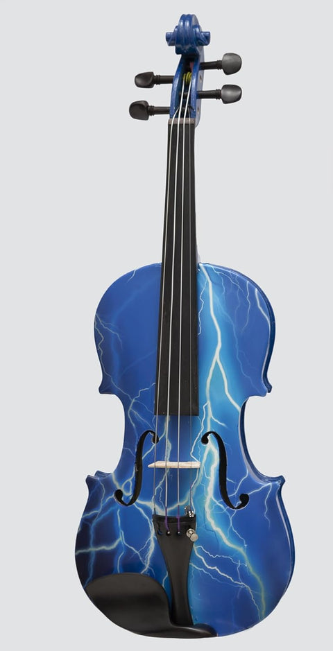 SNOWFLAKE FUCHSIA BEJEWELED VIOLIN OUTFIT 3/4
