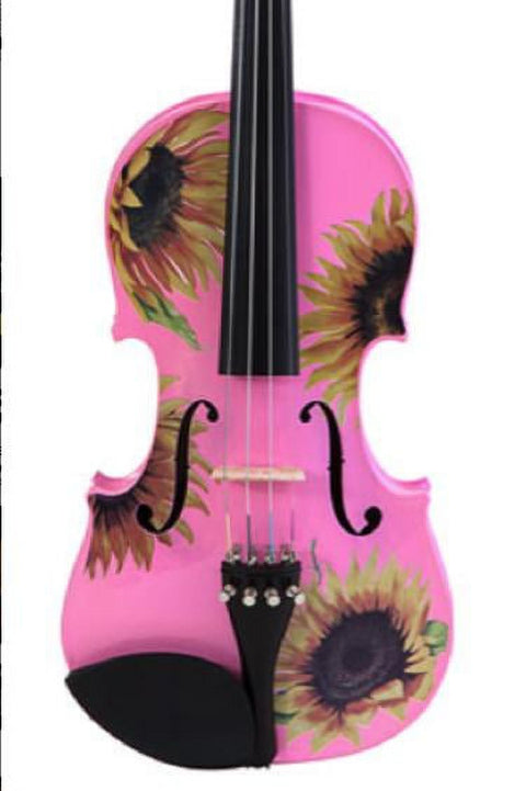 SUNFLOWER PINK DELUXE VIOLIN OUTFIT 4/4