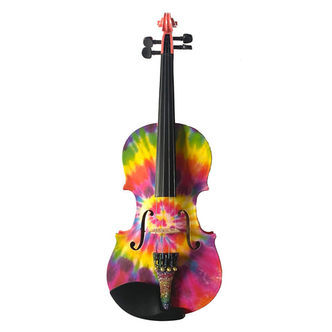 TIE DYE BLING VIOLIN OUTFIT 4/4