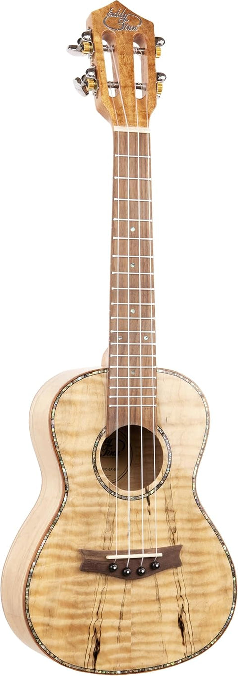 Expression Series Concert Ukulele with Gig Bag, Spalted Maple