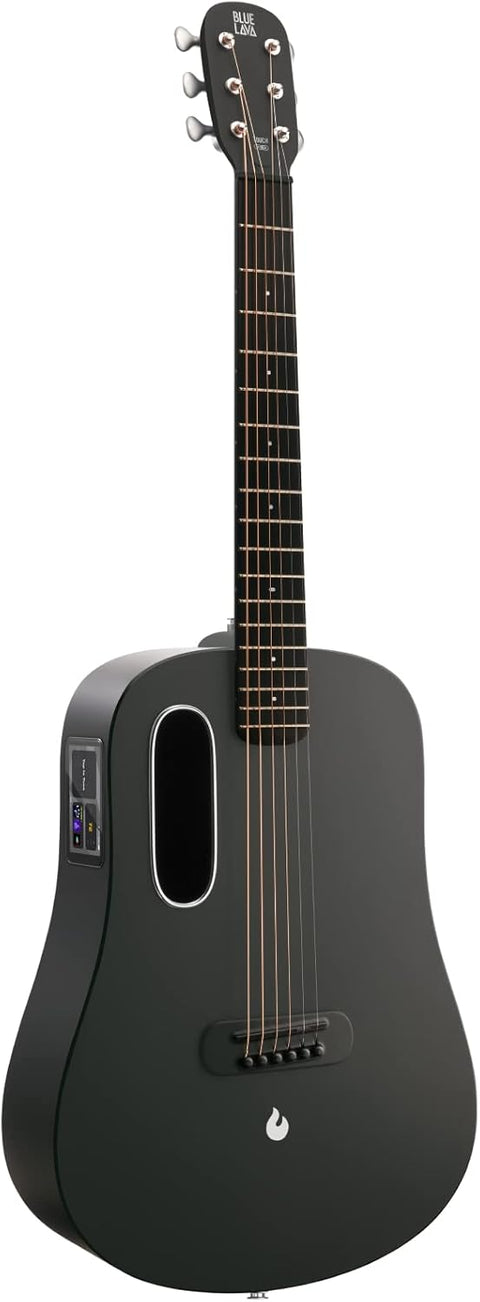 Lava Music Blue Lava 36" Electric Acoustic SmartGuitar HiLava Midnight Black