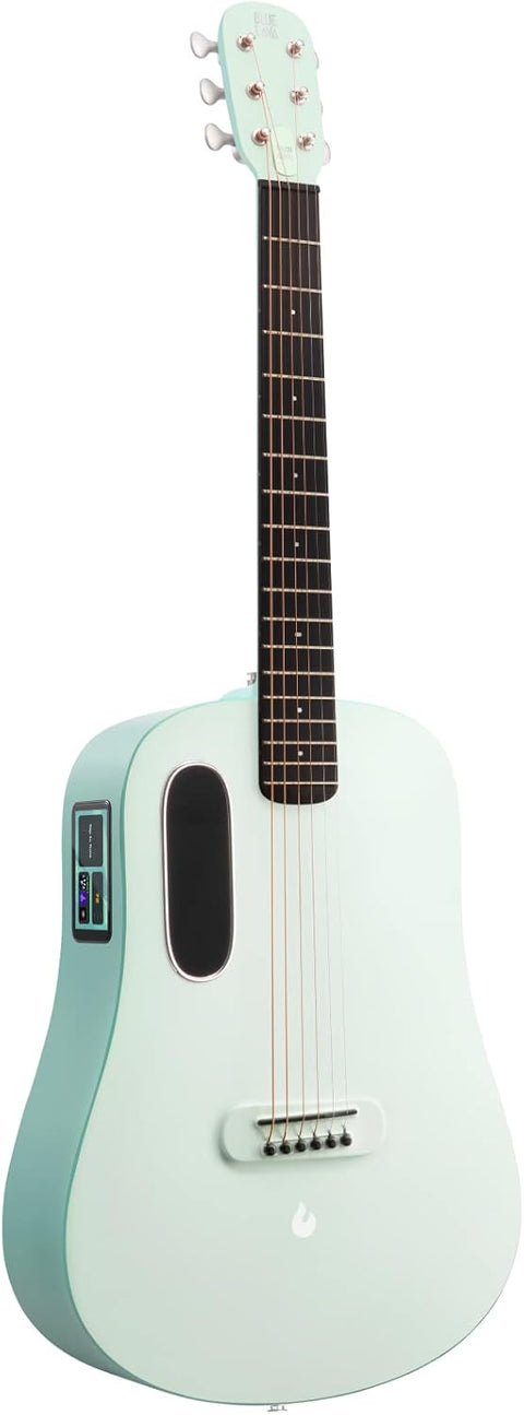 Lava Music Blue Lava 36" Electric Acoustic Smart Guitar Airflow Bag Aqua/ Mint Green