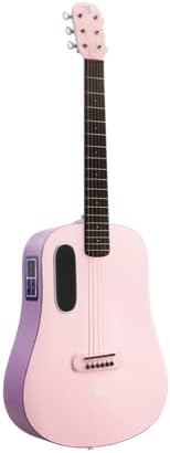 Lava Music Blue Lava 36" Electric Acoustic Smart Guitar HiLava Coral/Lavender