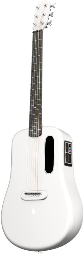 Lava Music Lava ME 38" Smart Guitar in White with Space Bag