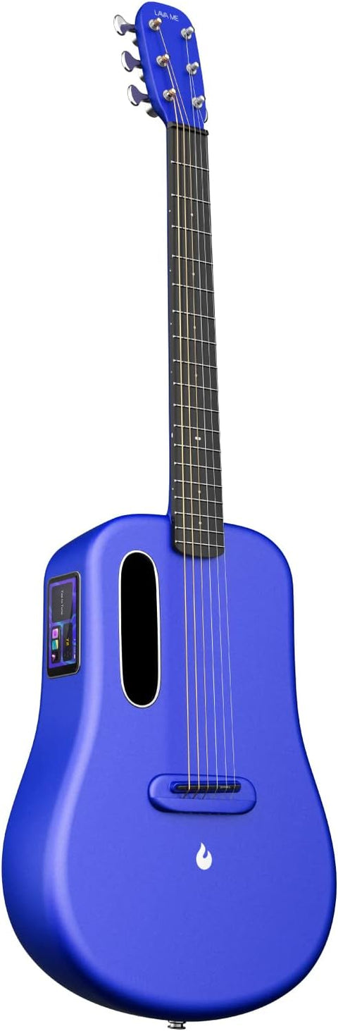 Lava Music Lava ME 38" Smart Guitar in Blue With Space Bag